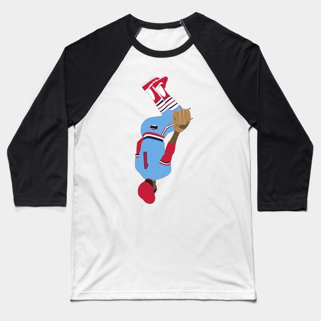 The Backflip of Oz Baseball T-Shirt by StickyHenderson